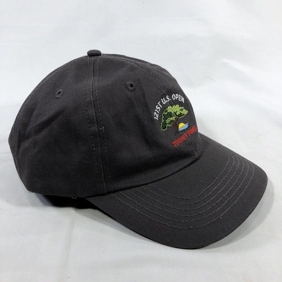 121st US Open Torrey Pines USGA Member Gray Baseball Cap Hat Adjustable Golf OSF - Picture 3 of 10
